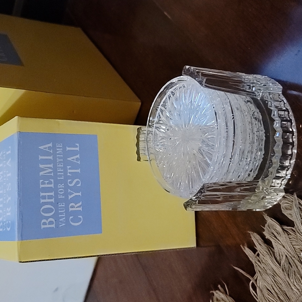 Bohemian Crystal Coaster Set
